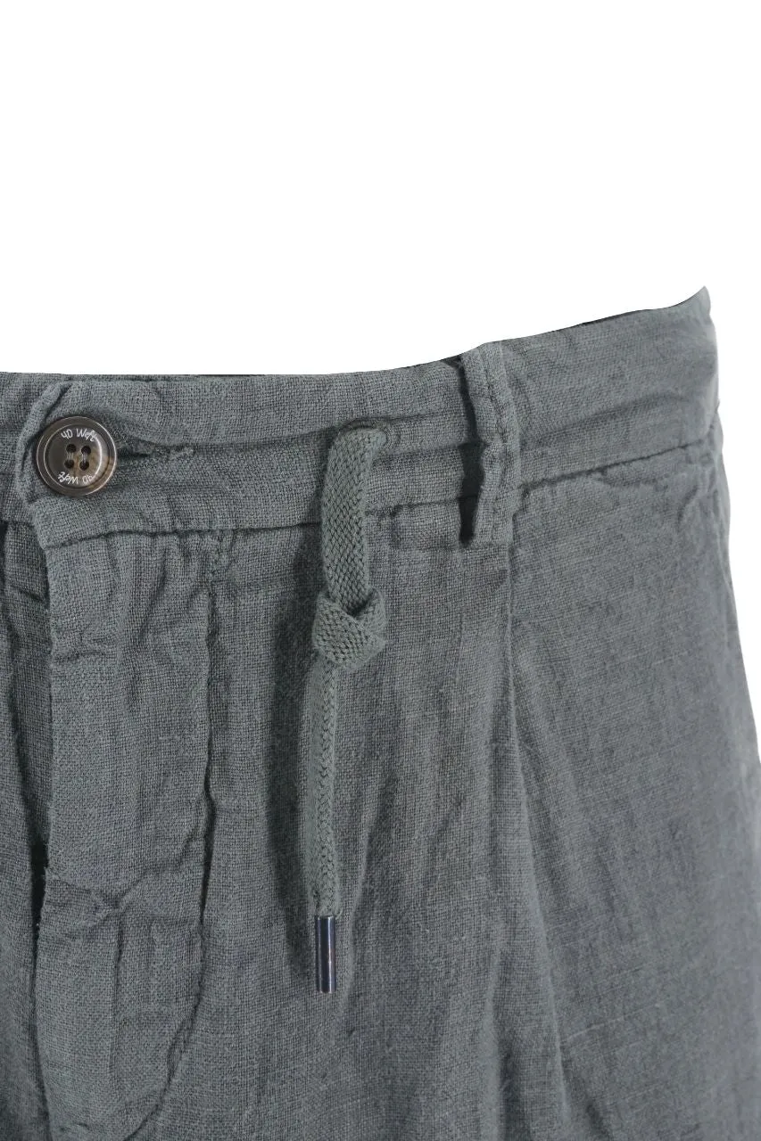 40Weft Linen Shorts / Black