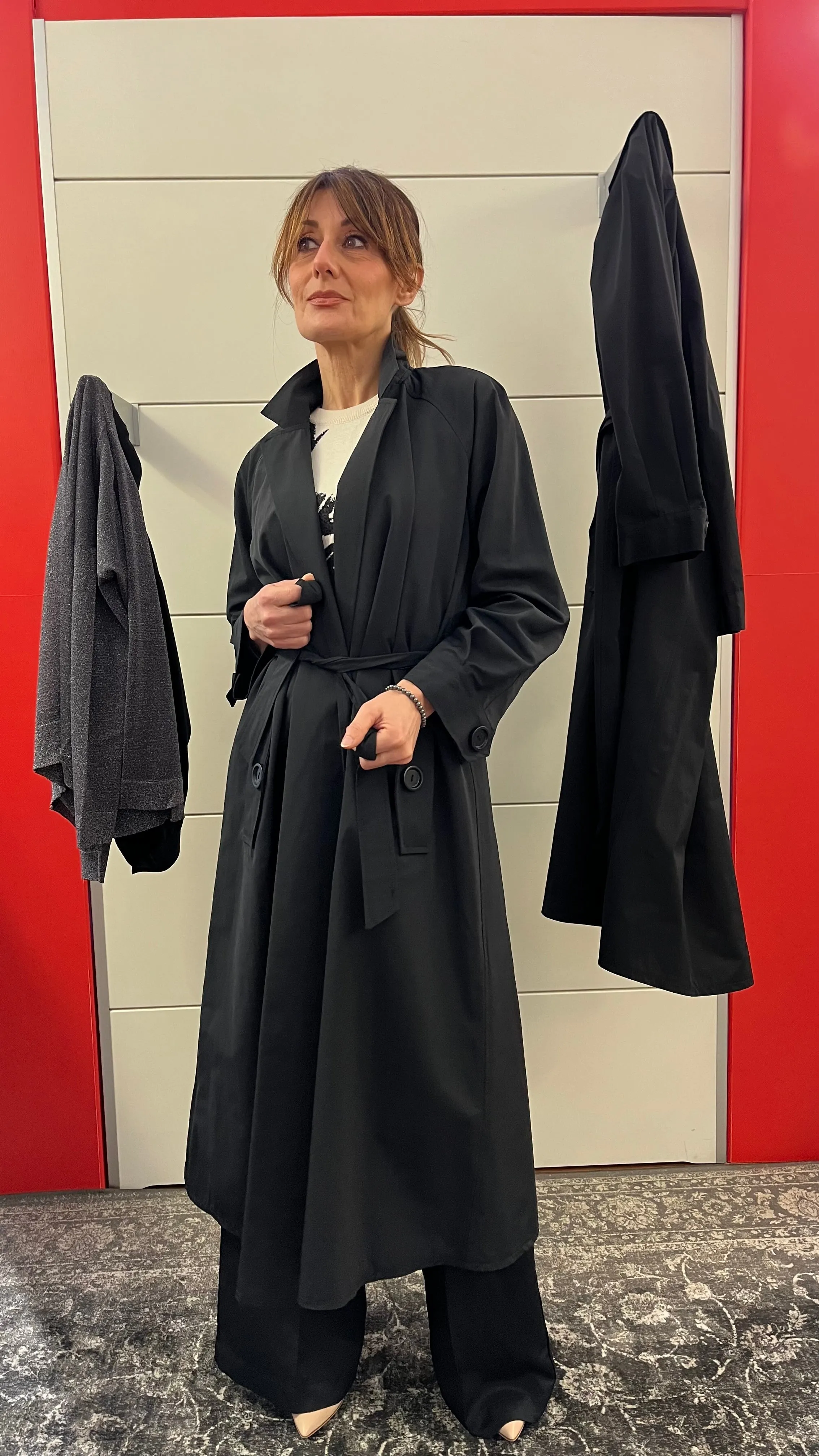 ALESSIA SANTI TRENCH LUNGO