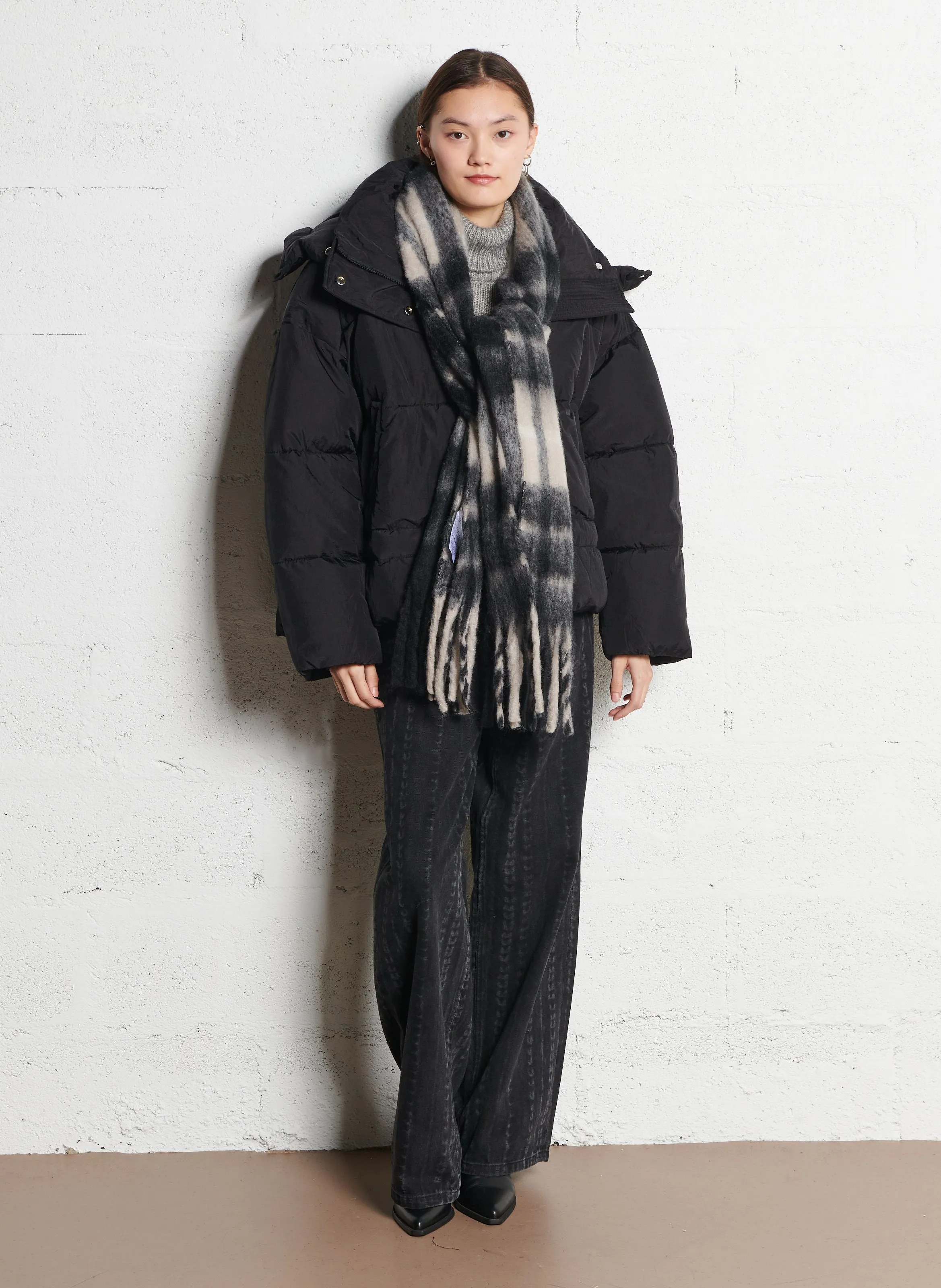  BERENICE   MOUMOUME - Piumino oversize a collo alto | Nero