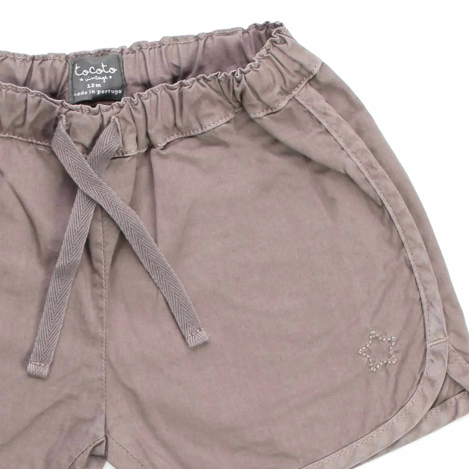 Bermuda Color Fango Bambino E Neonato