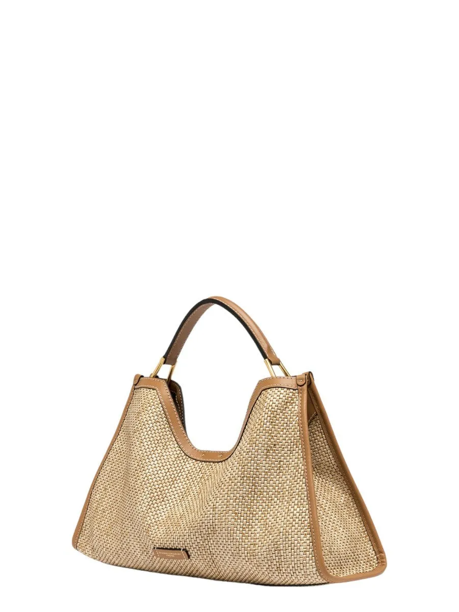 Borsa Aurora in Paglia Intrecciata