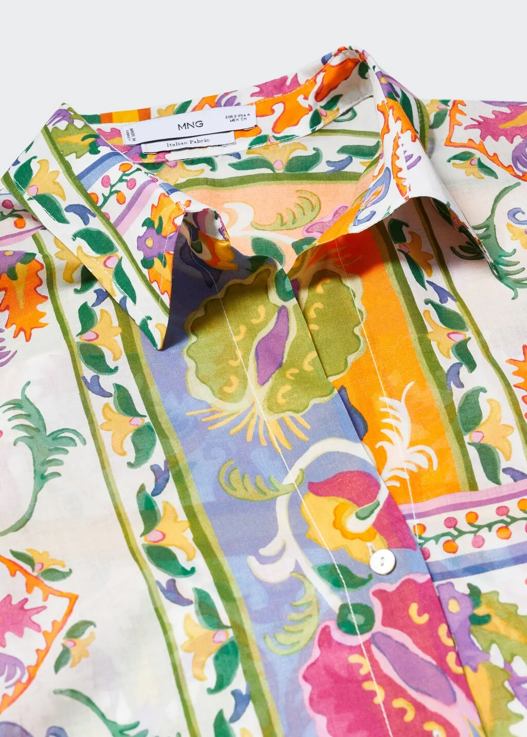 Camicia cotone stampata