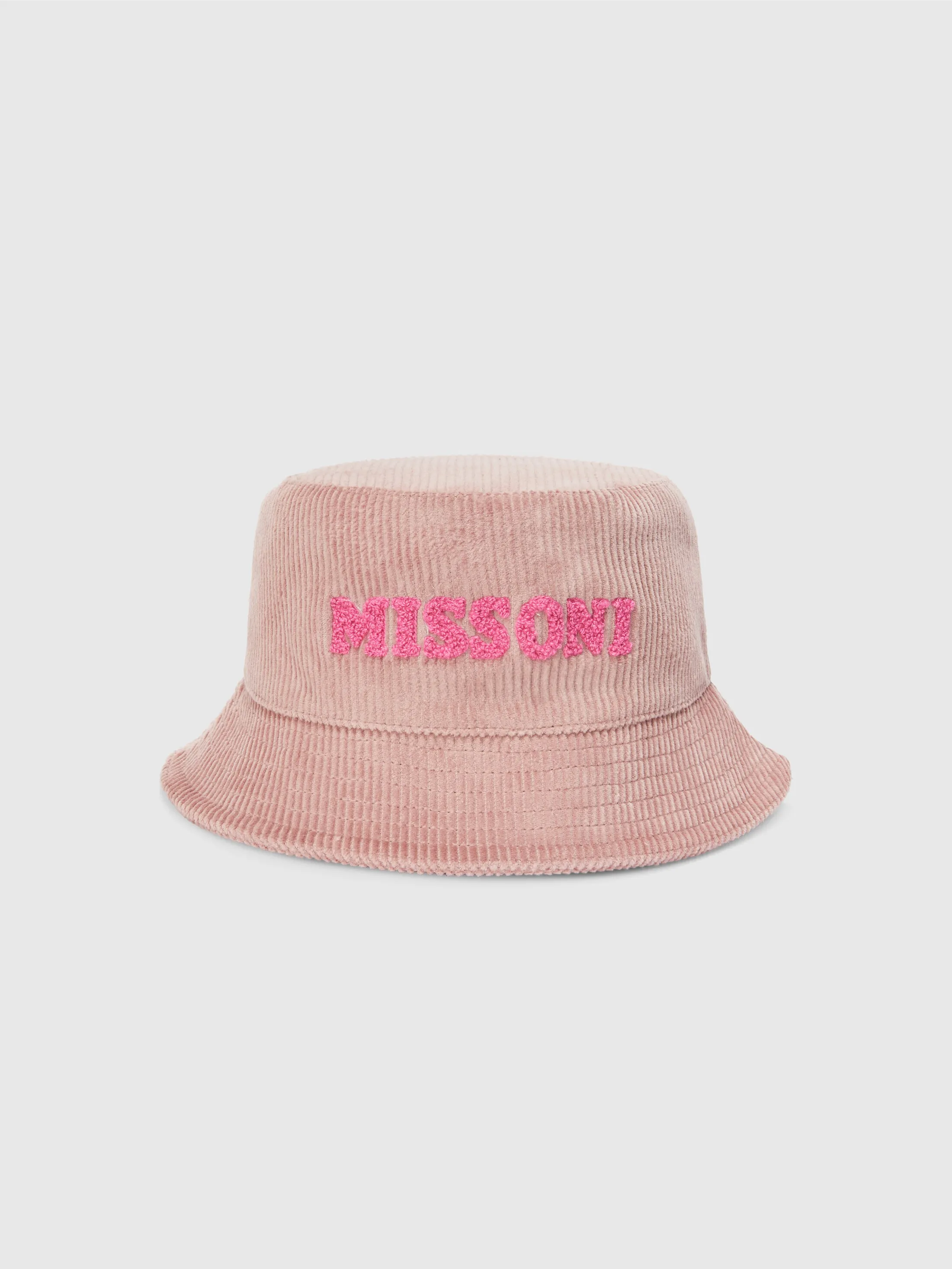 Cappello in velluto di cotone millerighe
