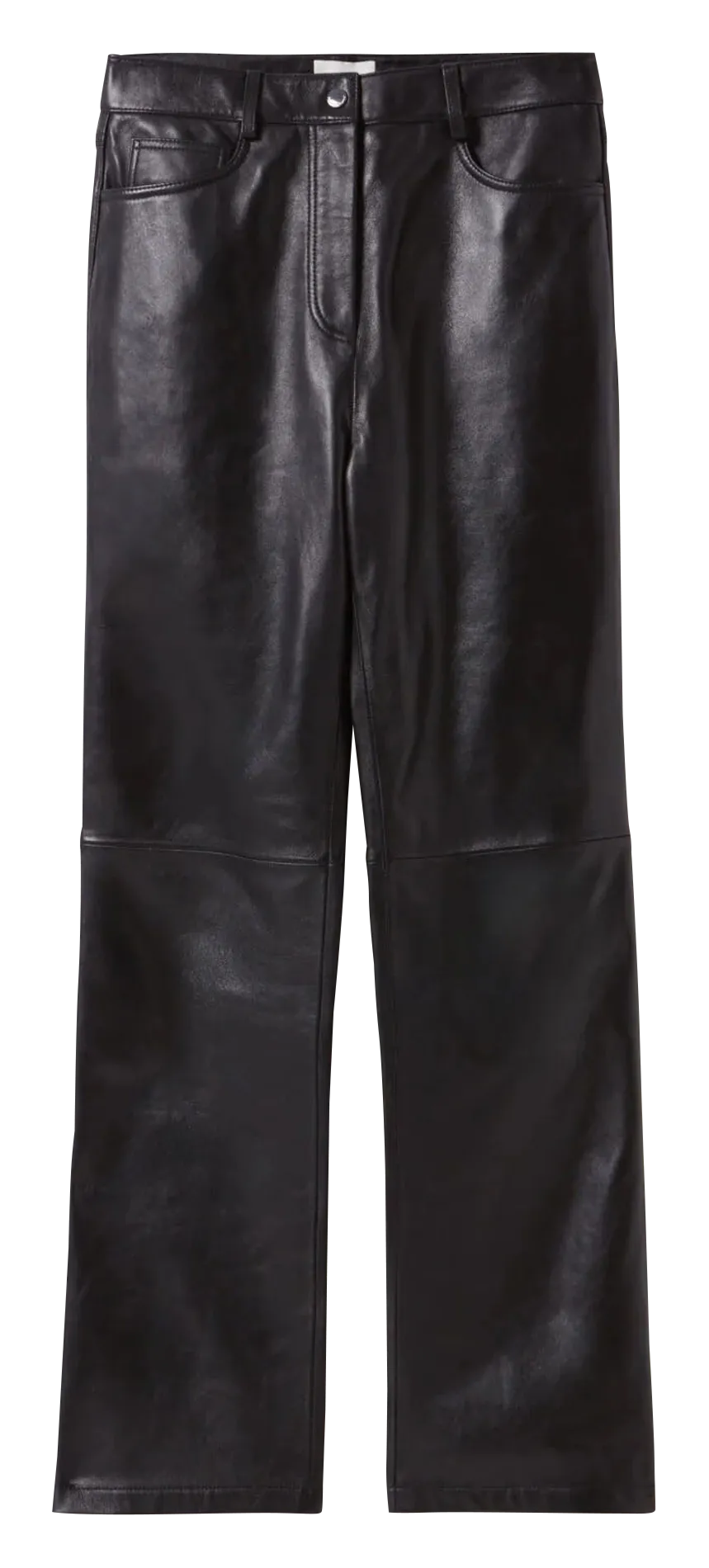  CLAUDIE PIERLOT   Pantaloni dritti in pelle | Nero