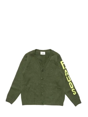 FENDI KIDS Cardigan con Logo 