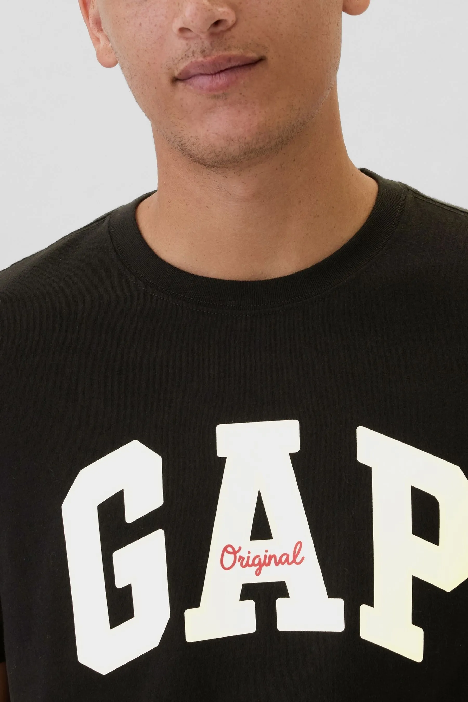 Gap Everyday Original Logo 100% Cotone Girocollo Maniche corte T Shirt    
