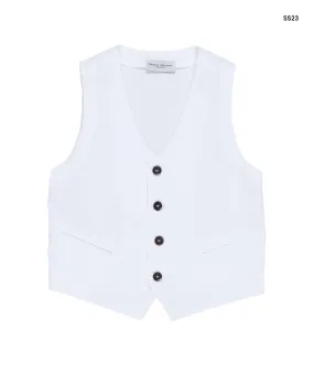 Gilet bianco per bambino