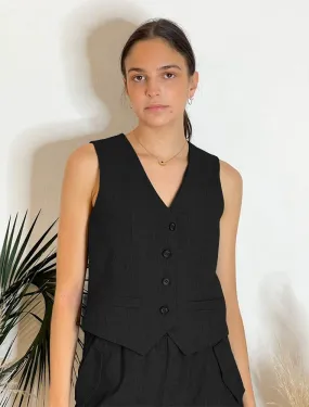 Gilet Kontatto - Nero