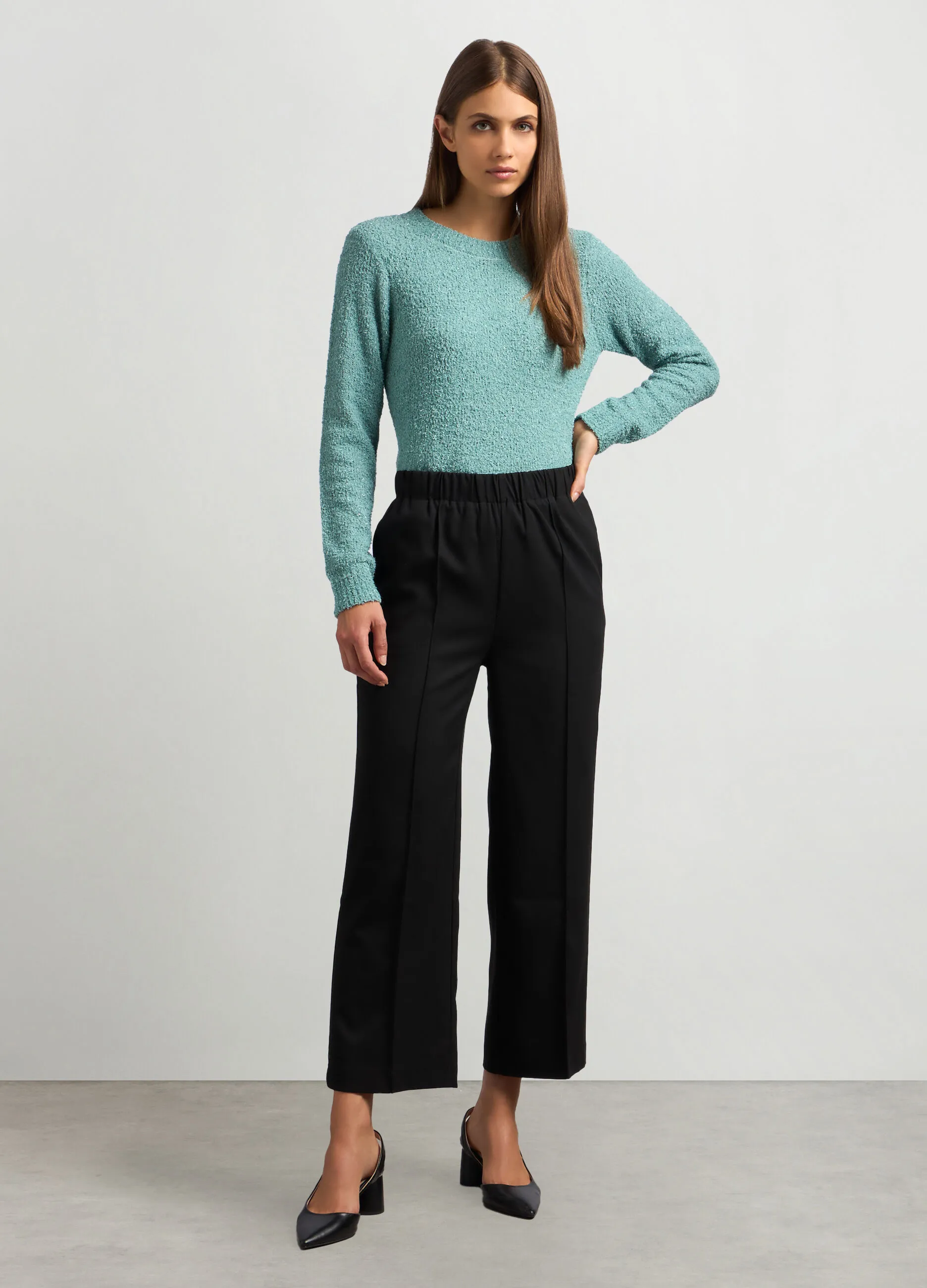 IWIE  Pantaloni in misto viscosa stretch donna