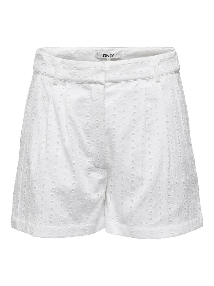 Juni Hw Emb Anglaise Shorts - Bermuda Ricamato