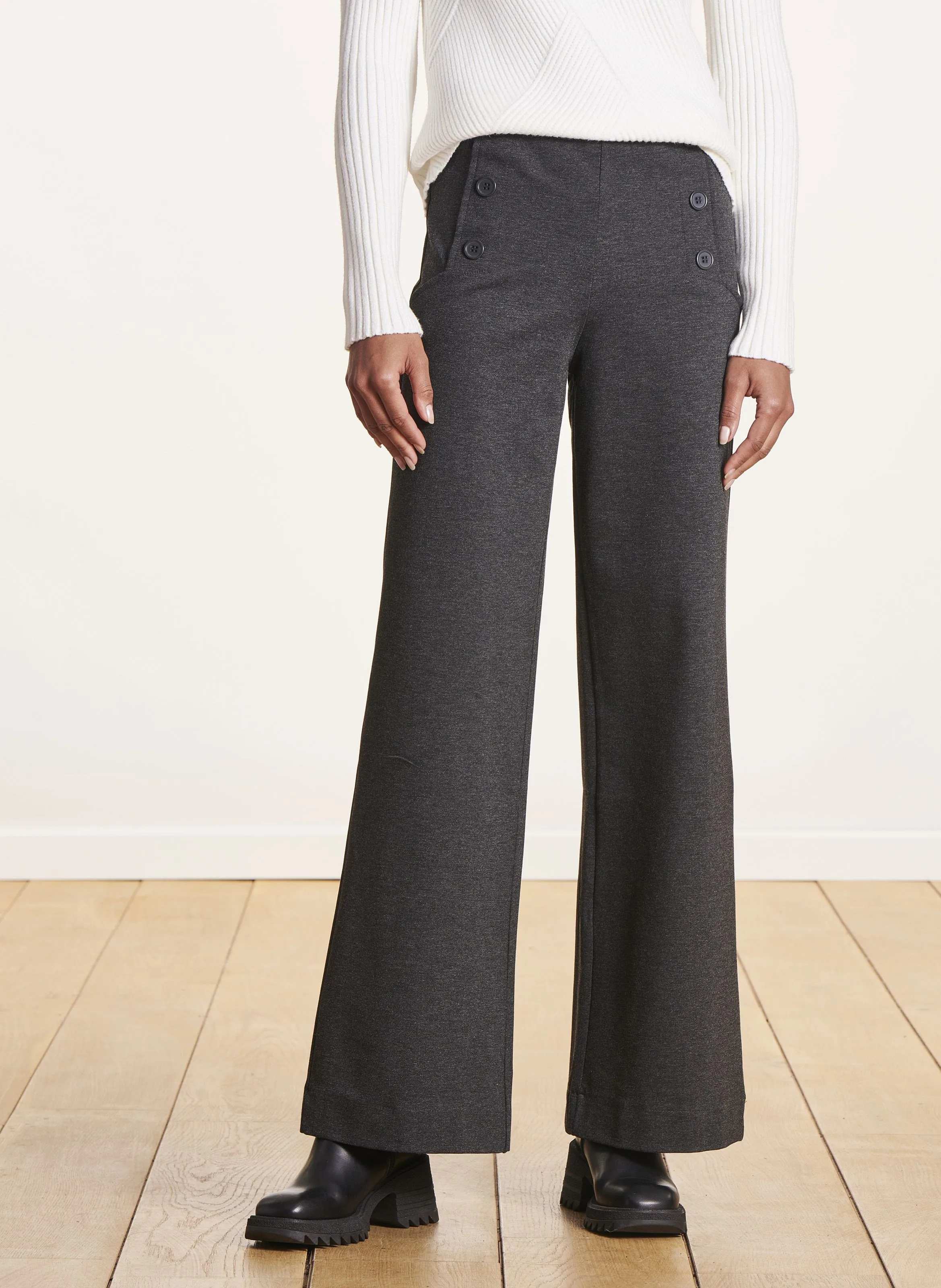  LA FEE MARABOUTEE   Pantaloni dritti | Grigio