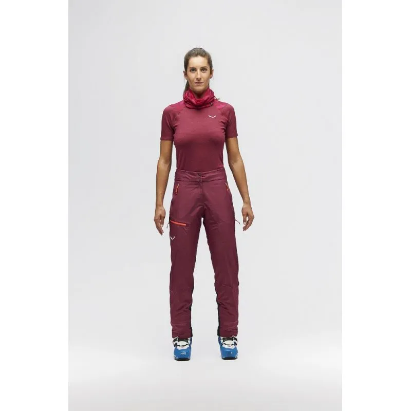 Pantaloni da sci Salewa Sella Responsive (Rhodo Red) Donna