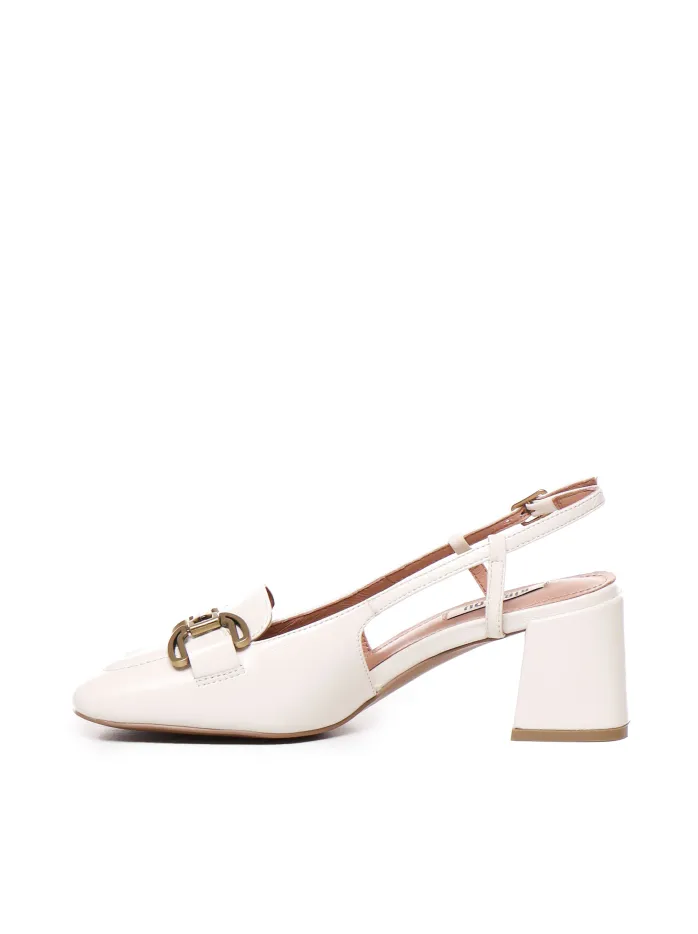 SLINGBACK IN PELLE DI VITELLO