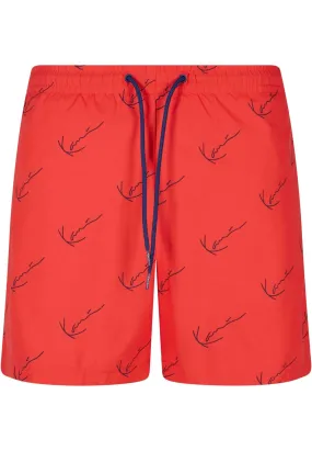 SMALL SIGNATURE AOP BOARD  - Shorts da mare