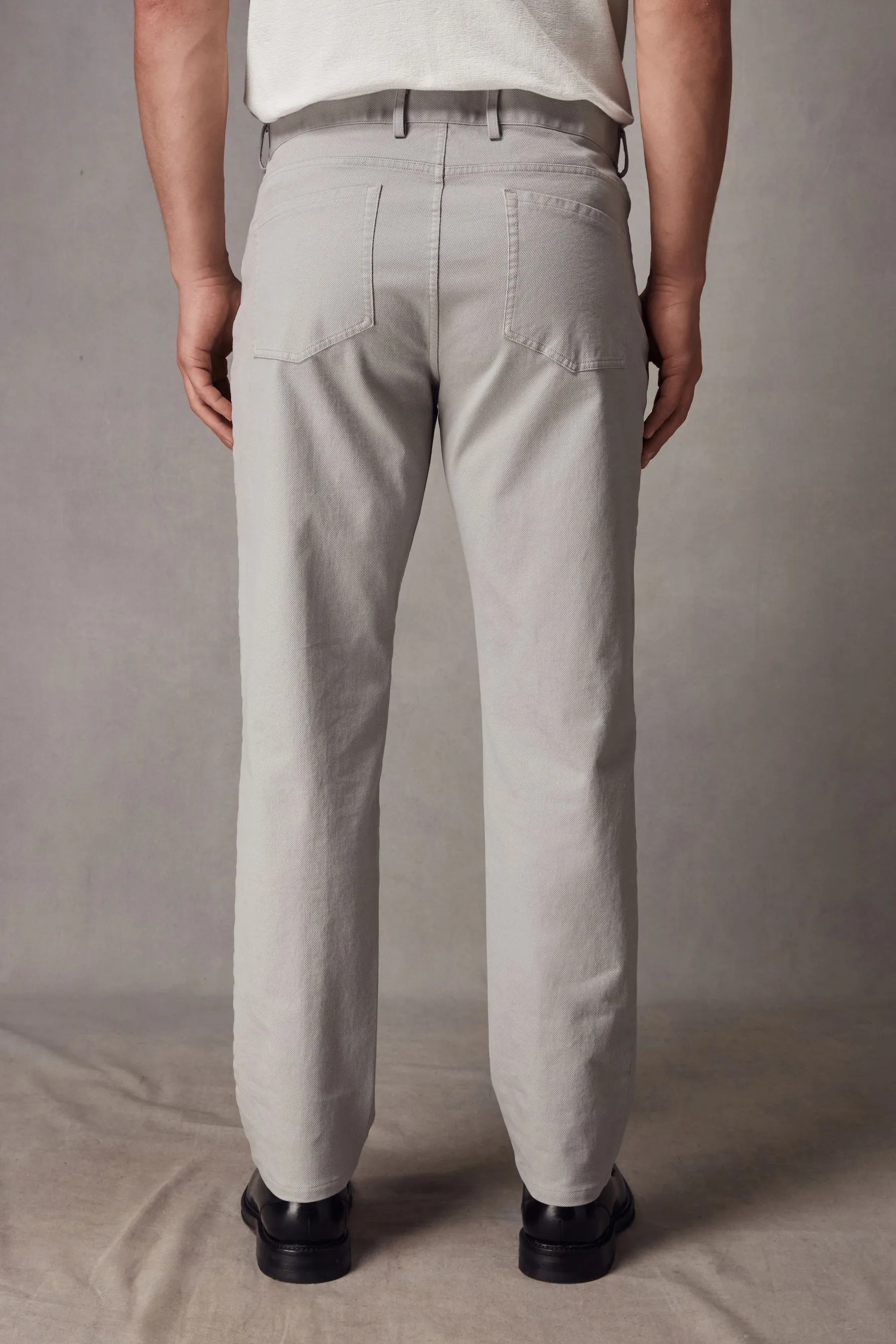 Smart Chinos testurizzati con Stretch    