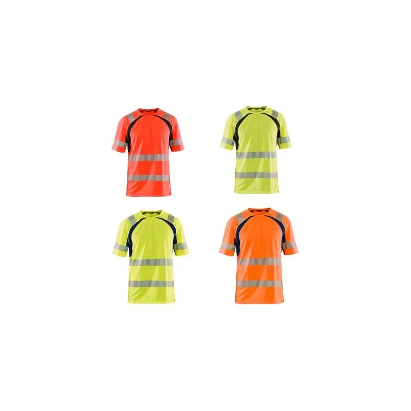 T-Shirt da Lavoro Alta Visibilità Blaklader protezione raggi UV maniche corte 339710133389L