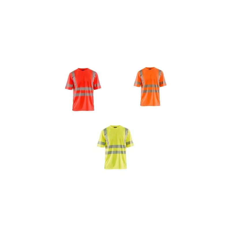 T-Shirt da Lavoro Alta Visibilità Blaklader protezione raggi UV maniche corte 342010133300L