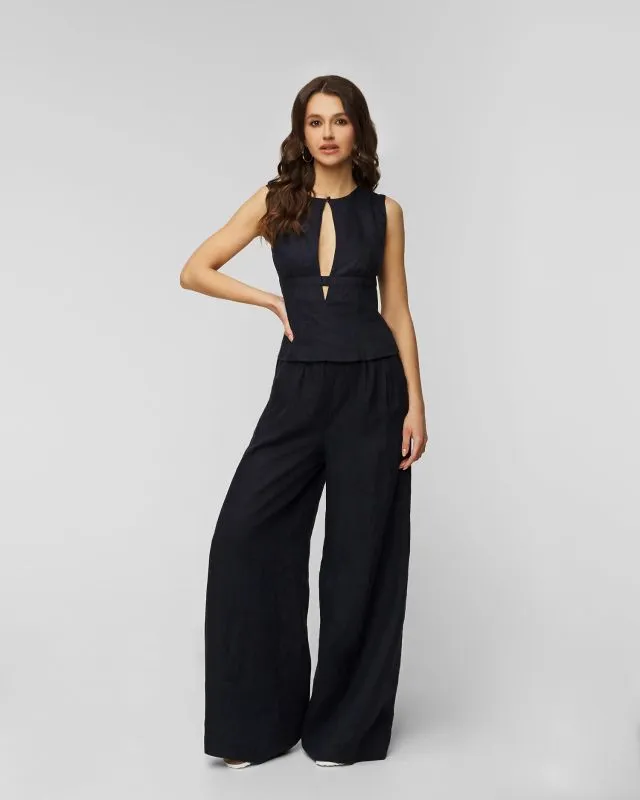 Top di lino Joslin Aston