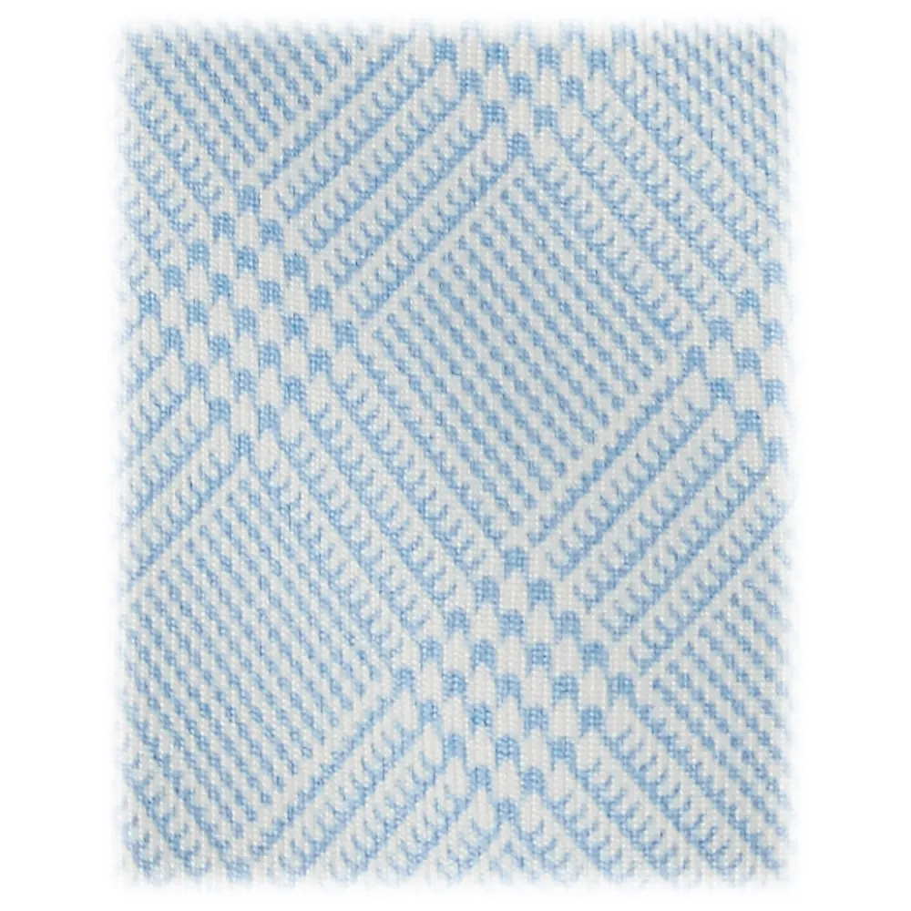 Viola Milano - Cravatta in Seta Italiana Punta in Principe di Galles - Azzurro - Handmade in Italy - Luxury Exclusive Collection